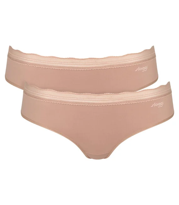 Dwupak majtek damskich sloggi GO Blush Hipster 2P-L