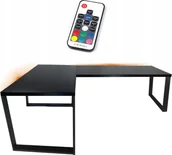 Biurka gamingowe - BIURKO GAMINGOWE NARONE LOFTOWE 180x120 STABILNE KOMPUTEROWE - miniaturka - grafika 1