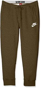 Nike Spodnie damskie 944266 wielokolorowa Medium Olive Htr Medium Olive Bianco XXL - Spodnie rowerowe - miniaturka - grafika 1
