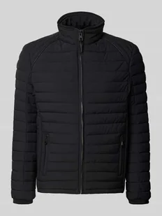 Kurtka pikowana ze stójką i kieszeniami zapinanymi na zamek błyskawiczny - Kurtki męskie - miniaturka - grafika 1