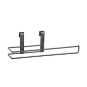 Stojaki i wieszaki na papier toaletowy - KUCHINOX Uchwyt na ręcznik papierowy na reling EKI710A czarny Kuchinox - miniaturka - grafika 1