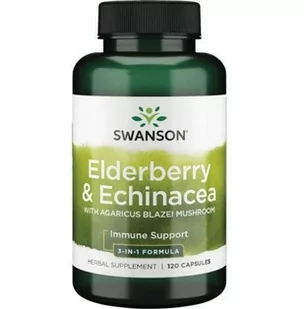 Czarny Bez, Agaricus, Echinacea (120 kaps.) - Suplementy diety - miniaturka - grafika 1