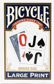 Gry karciane - Bicycle Karty Bicycle Rider Back Bridge Size Large Print niebieskie - miniaturka - grafika 1