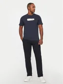 Spodnie męskie - Guess Spodnie materiałowe M4BB16 WGHG1 Niebieski Regular Fit - miniaturka - grafika 1