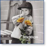 Ramki na zdjęcia - Rama aluminiowa do plakatu 90x90cm, granatowa / ARTVIC - miniaturka - grafika 1