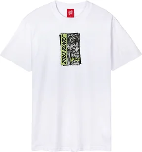 t-shirt męski SANTA CRUZ ROSKOPP RIGID FACE FRONT TEE White - Koszulki męskie - miniaturka - grafika 1