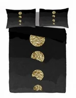 Pościel - Matex Pościel satynowa 160x200 geometria czarna złota Prestige 1 - miniaturka - grafika 1