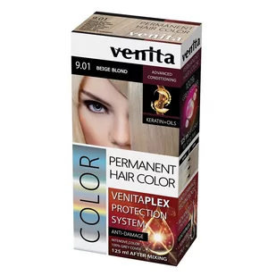 Venita VenitaPlex 9.01 Beżowy Blond system ochrony włosów VEN FAR-29 - Farby do włosów i szampony koloryzujące - miniaturka - grafika 1
