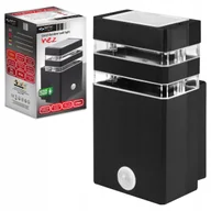 Lampy ogrodowe - Kinkiet zewnętrzny lampa ogrodowa CZUJNIK RUCHU elewacyjna ścienna GU10 LED - miniaturka - grafika 1