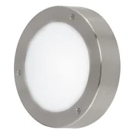 Lampy ścienne - Eglo Sufitowa LAMPA zewnętrzna VENTO 2 96365 elewacyjna OPRAWA plafon LED 5,4W okrągły KINKIET do ogrodu IP44 stal nierdzewna 96365 - miniaturka - grafika 1