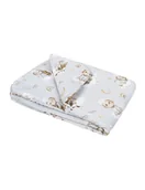 Kołdry i poduszki dla dzieci - Bonjour Cherie Kołderka średnia bambusowa 75/100 Owieczki - miniaturka - grafika 1