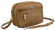 Torebki damskie - ROVCKY torebka damska listonoszka na ramię crossbody miejska beżowa - miniaturka - grafika 1
