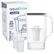 Dzbanki filtrujące - Dzbanek plastikowy filtrujący AquaFloow J-CLASS 2,5l czarny + 3x filtr wody - miniaturka - grafika 1