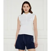 Koszulki i topy damskie - Guess Jeans Polo COLLAR | Slim Fit - miniaturka - grafika 1