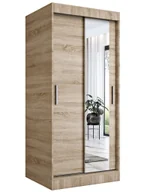 Szafy - Szafa przesuwna w kolorze dąb sonoma P4-S56 - miniaturka - grafika 1