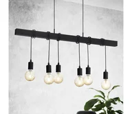 Lampy sufitowe - Eglo 44062 - Żyrandol na lince TOWNSHEND 6xE27/60W/230V - certyfikat FSC - miniaturka - grafika 1