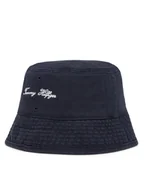 Czapki damskie - Tommy Hilfiger Kapelusz Seasonal Flag Bucket AM0AM13384 Granatowy - miniaturka - grafika 1