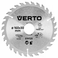 Tarcze do pił - Verto Tarcza do cięcia GRAPHITE 57H660 160 x 30 mm do pilarki widiowa - miniaturka - grafika 1
