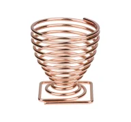 Pozostałe akcesoria do makijażu - IBRA IBRA Stojak Na Gąbeczkę Do Makijażu Złoty - miniaturka - grafika 1