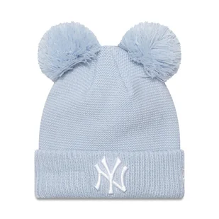 Czapka New Era Child Double Pom Se 60565307 Błękitny - Czapki dla dzieci - miniaturka - grafika 1