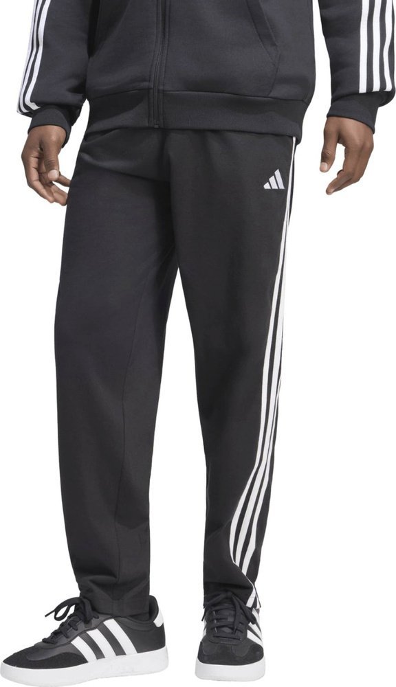 Adidas Spodnie męskie adidas Essentials 3-Stripes Single Jersey czarne KY6611 L