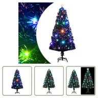 Choinki - The Living Store Sztuczna choinka ze stojakiem/LED 120 cm światłowodowa - miniaturka - grafika 1