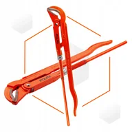 Kombinerki i obcęgi - Polax Klucz do rur szczypce hydrauliczne typ 45° 1.5 cale - miniaturka - grafika 1