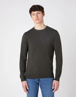 Swetry męskie - Męski Sweter Wrangler Crew Knit Rosin Green W8A02Pxwy-Xl - miniaturka - grafika 1