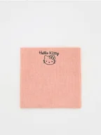 Czapki dla dzieci - Reserved - Komin z haftem Hello Kitty - brzoskwiniowy - miniaturka - grafika 1