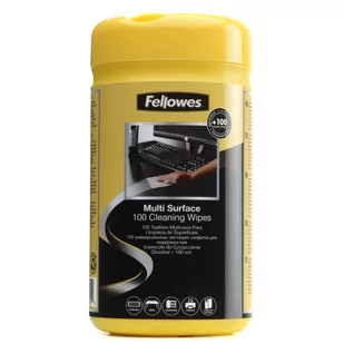 Fellowes Ściereczki nasączone do czyszczenia obudów, tuba, 100 szt. - Teczki i skoroszyty - miniaturka - grafika 3