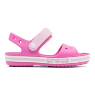 Buty dla dziewczynek - Sandały Crocs BAYABAND SANDAL K 205400-6QQ - miniaturka - grafika 1