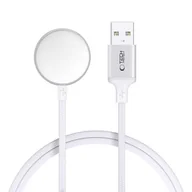 Akcesoria do smartwatchy - Ładowarka do smartwatcha TECH-PROTECT MC02 UltraBoost USB do Apple Watch 1 m Biały - miniaturka - grafika 1