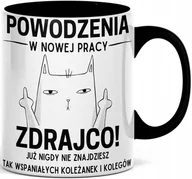 Kubki - KUBEK POWODZENIA W NOWEJ PRACY / NA POŻEGNANIE odejście KOLEGI KOLEŻANKI - miniaturka - grafika 1