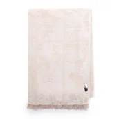 Apaszki i szaliki męskie - Damski szal w roślinny wzór połyskujący - miniaturka - grafika 1