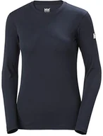 Koszulki i topy damskie - Helly Hansen damskie topy techniczne W HH Tech Crew LS granatowe, XS - miniaturka - grafika 1