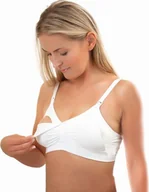 Bielizna ciążowa - Biustonosz do karmienia BabyOno biały, E - 70-75cm - miniaturka - grafika 1