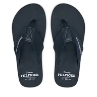 Klapki i japonki męskie - Japonki Tommy Hilfiger Hilfiger 85 Beach Sandal FM0FM05339 Granatowy - miniaturka - grafika 1