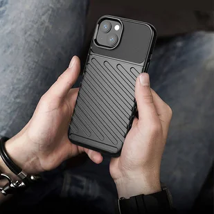Thunder Case elastyczne pancerne etui pokrowiec iPhone 13 zielony - Etui i futerały do telefonów - miniaturka - grafika 10