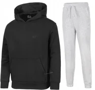 Dresy męskie - 4F OCIEPLANY DZIEWCZÄCY DRES KOMPLET BLUZA SPODNIE / rozm 134 - miniaturka - grafika 1