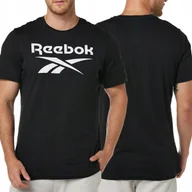 Koszulki męskie - Reebok t-shirt koszulka męska czarna bawełna Big Logo Tee HD4222 M - miniaturka - grafika 1