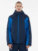 Kurtki narciarskie - 4F Kurtka narciarska 4FAW23TTJAM306 Niebieski Regular Fit - miniaturka - grafika 1