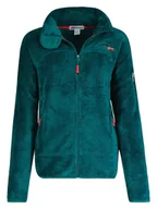 Bluzy damskie - Geographical Norway Kurtka polarowa "Upaline" w kolorze ciemnozielonym - miniaturka - grafika 1