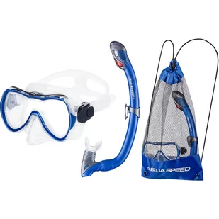 Zestaw do snorkelingu dla dzieci Aqua Speed Enzo Samos + worek - Maski do nurkowania - miniaturka - grafika 1