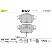 Klocki hamulcowe - Klocki hamulcowe - komplet VALEO 302261 - miniaturka - grafika 1