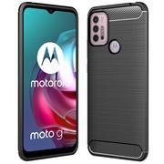 Etui i futerały do telefonów - Etui do Motorola Moto G30 pokrowiec Obudowa Karbon - miniaturka - grafika 1