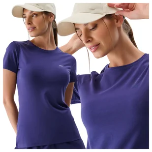 Koszulka damska bawełniana slim 4F 4FWMM00TTSHF2255-31S Niebieski Roz. XS - Koszulki i topy damskie Koszulka damska bawełniana slim 4F 4FWMM00TTSHF2255-31S Niebieski Roz. XS - Koszulki i topy damskie - miniaturka - grafika 1