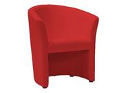 Fotele - Signal Meble Fotel TM-1 Czerwony EK-6 - miniaturka - grafika 1