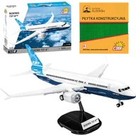 Klocki - KLOCKI COBI 26608 Samolot Boeing 737-8 340 El. + PŁYTKA - miniaturka - grafika 1