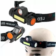 Latarki - Latarka Czołowa Z Magnesem Czołówka 4w1 Lampka Cob - miniaturka - grafika 1