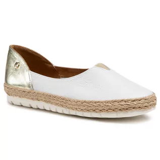 Espadryle damskie - Espadryle MACIEJKA - 05056-11/00-0 Biały/Złoty - grafika 1